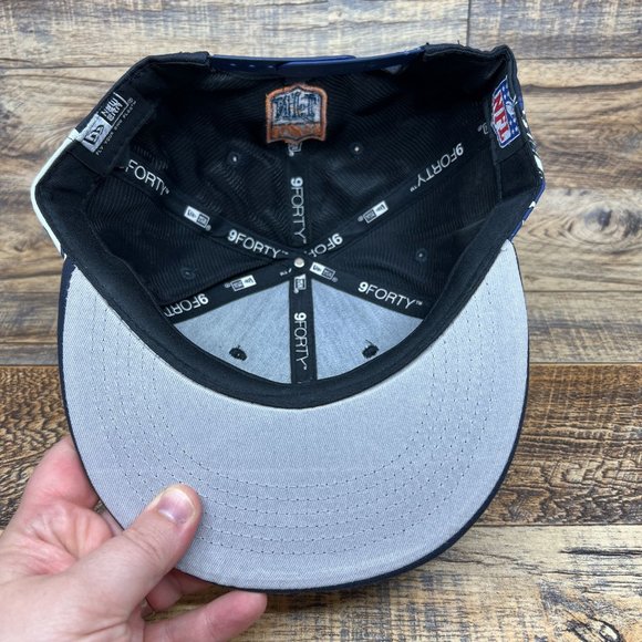 NFL Denver Broncos Mens Baseball Hat Navy Snapback Adjustable 59Fifty Football - Picture 5 of 8